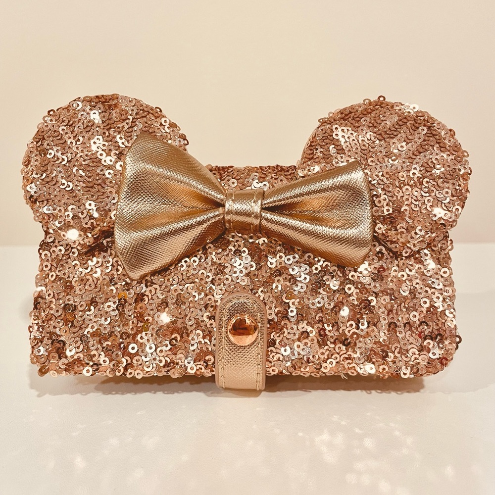 ☀️Disney IPhone 8/7/6s Case - Sequined Minnie Mouse - Rose Gold☀️